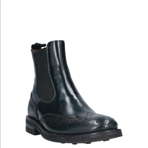 Grandinetti - Green Leather Ankle Boots - Size 8 - Picture 4 of 4